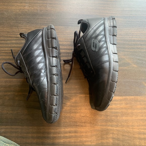 Skechers Work Slip Resistant Women Size 9 Sure Track Erath Ii Black Shoes - Picture 3 of 8